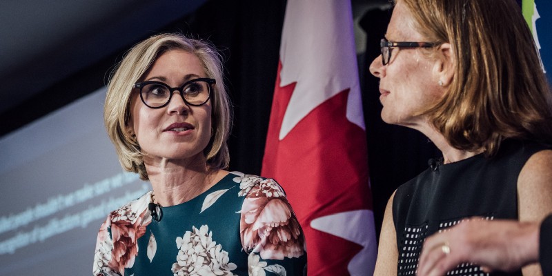 Toronto’s chief planner Jennifer Keesmaat, left, says cities need new infrastructure to be built at ‘hyper-speed’