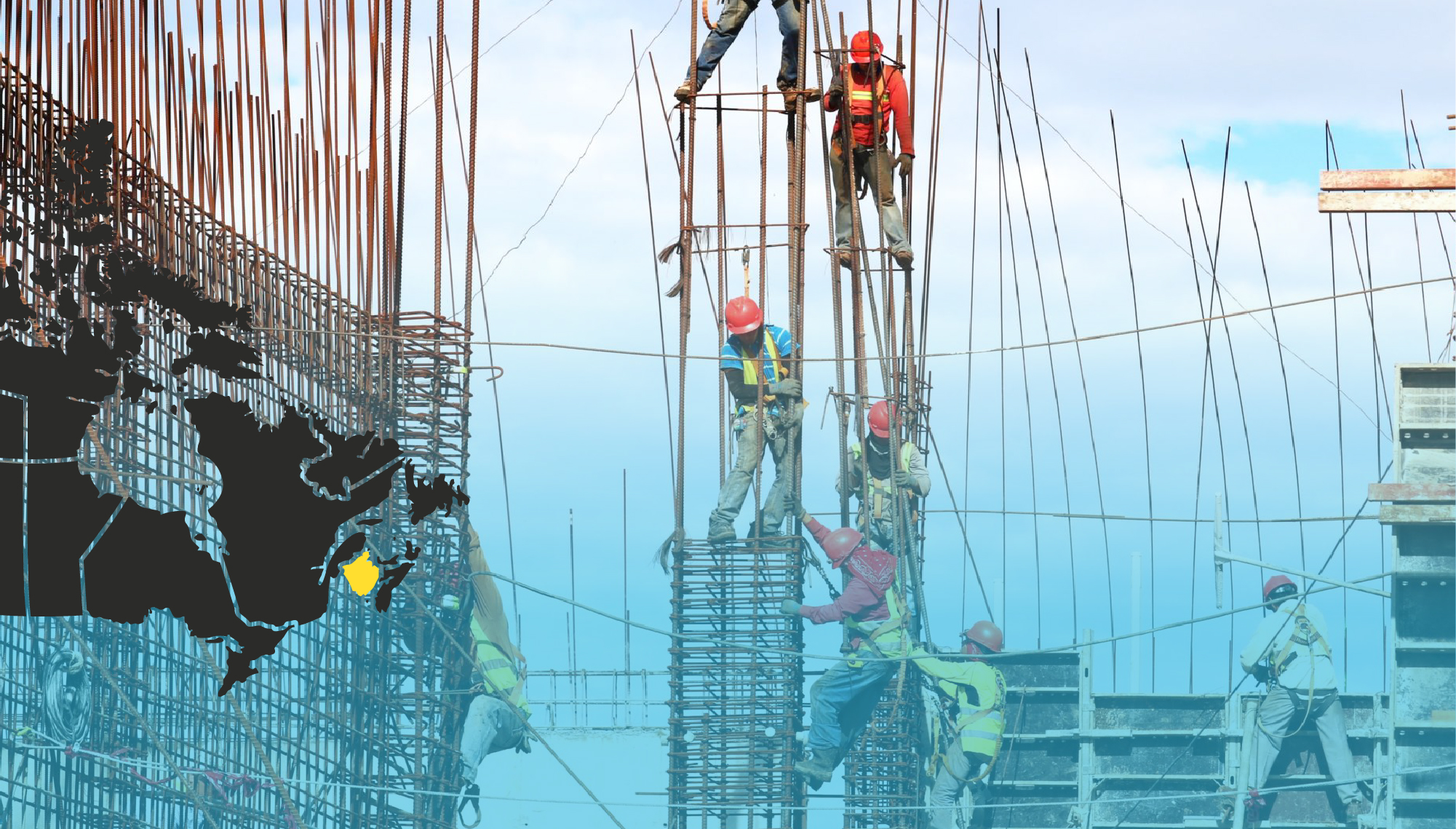 Decorative image of construction workers