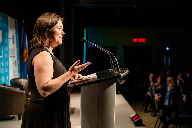 Maggie Burton at the 2024 Frank McKenna Awards